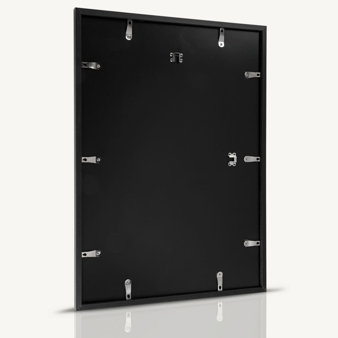 Mira Marco de madera Nouvelle 50x100 cm - negro - Cristal estándar